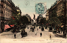 CPA Paris 3e - La Rue Du Temple Et La Place De La République (79316) - Arrondissement: 03