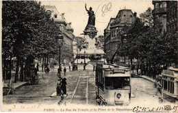 CPA Paris 3e - La Rue Du Temple Et La Place De La République (79319) - Arrondissement: 03