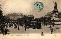 CPA Paris 3e - La Place De La République (79324) - Arrondissement: 03