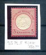 DR-Brustschild 25 PF FLECK In Der 3 * MH (H8909 - Unused Stamps