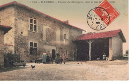 Delcampe - MAUBEC, Environs De BOURGOIN, Ferme De Monquin, Séjour J.J.Rousseau CPA - Bourgoin