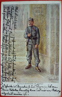 K.u.K. Soldaten, WWI - Offizielle Karte Fur Rotes Kreuz Nr. 21 - 2 , Landsturmmann Im Dienst - Guerra 1914-18