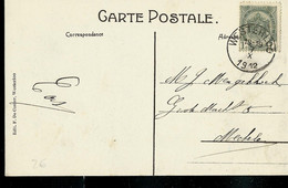 Carte-vue De Tongerloo (drève De L'abbaye) Obl. WESTERLOO  Le  07/10/1912 - Landpost (Ruralpost)