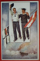 K.U.K. MARINE - OSTERREICHISCHEN FLOTTENVEREIN OLD POSTCARD - Guerra 1914-18