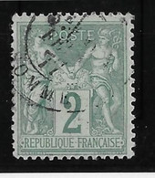 France N°74 - Oblitéré - TB - 1876-1898 Sage (Type II)