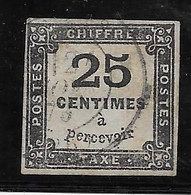France Taxe N°5 - Oblitéré - TB - 1859-1959 Mint/hinged