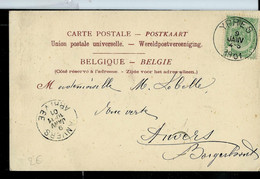 Carte-vue De Ieper (Cloitre St Martin)  Obl. YPRES 09/01/1901 - Correo Rural