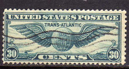 USA STATI UNITI 1939 AIR MAIL WINGED GLOBE GLOBO ALATO POSTA AEREA CENT 30c USED USATO OBLITERE' - 1a. 1918-1940 Gebraucht