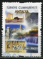 Turkey 2014 - Mi. 4148 O, Tourism-Cities Of Turkey "Antalya" - Oblitérés