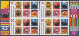 !a! GERMANY 2020 Mi. 3530 MNH BLOCK W/ Right & Left Margins (b) - TV-series "Sesame Street" - Unused Stamps