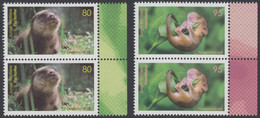 !a! GERMANY 2020 Mi. 3562-3563 MNH SET Of 2 Vert.PAIRS W/ Right Margins - Young Animals - Nuevos