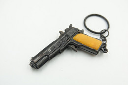 Vintage TOY GUN : COLT 1911 CAPTAIN JACK NOS - L=6.00cm - Keychain 1960s - Keywords : Cap - Gun -Revolver - Pistol - Tin - Sammlerwaffen