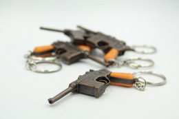 Vintage TOY GUN : MAUSER C96 NOS - L=6cm - 1970-80s - Keywords : Cap Gun - Cork Gun - Rifle - Revolver - Pistol - Sammlerwaffen