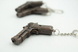 Vintage TOY GUN : BERRETA NOS - L=6cm - 1970-80s - Keywords : Cap Gun - Cork Gun - Rifle - Revolver - Pistol - Decorative Weapons