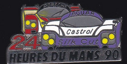 67178- Pin's.24 Heures Du Mans.1990.Porsche.Jaguar.2 Tacks. - Automovilismo - F1