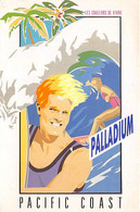 Thème Sport.  Pacific Coast  Surf . Chaussures Palladium    (Voir Scan) - Water-skiing