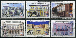 Türkiye 2016 Mi 4234-4238 Turkish Postal Buildings | Post Offices - Usados