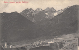 77) TELFS - Stubaital Und Die KALKKÖGEL - Kleine Kapelle - Kirche Häuser - SEHR ALT ! 1905 - Telfs