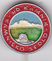 SLOVENIA  - PIN , BADGE  --  P. D. KAMNIK  --  CLIMBING SOCIETY, MOUNTAINEERING, ALPINISM - Alpinisme, Beklimming