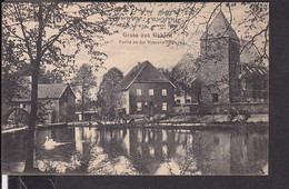 Delcampe - Gruss Aus Gahlen Partie An Der Wassermühle  1924 - Wesel