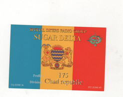 QSL CB TCHAD REPUBLIQUE  CHAD REPUBLIC - CB