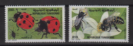 Tunisie - N°1266 à 1267 - Faune - Insectes - Cote 5.75€ - * Neufs Avec Trace De Charniere - Tunisia