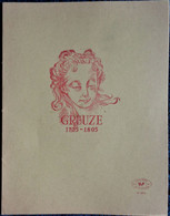 Cahier  - GREUZE - 1725 / 1805 . - Transporte