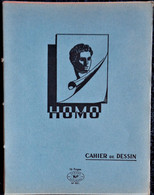 Cahier De DESSIN - HOMO - 16 Pages Bleu . - Transports