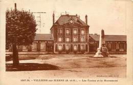 Villiers Sur Marne * Les écoles Et Le Monument * Place * école Groupe Scolaire - Villiers Sur Marne