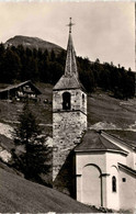 L'eglise De Chandolin, La Pension Du Chamois Et L'Illhorn (15897) * 28. 5. 1956 - Phot. Gyger - Chandolin