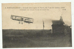Viry-Châtillon (91 - Essonne) Port-Aviation . Rougier Sur Biplan Voisin En Plein Vol. Grande Quinzaine De Paris 1909 - Viry-Châtillon