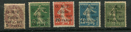 Cilicie *  N° 99 à 103 - Unused Stamps