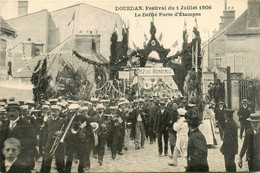 Dourdan * Festival Du 1er Juillet 1908 * Le Défilé Porte D'étampes - Dourdan