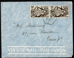 SAINT PIERRE MIQUELON Lettre  Tàd Hexagonal MIQUELON 26-2-1951  TB 2 Scan - Briefe U. Dokumente