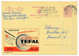 BELGIQUE => Carte Postale - 2F - Publicité TEFAL - Publibel N° 2184 - Werbepostkarten