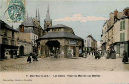 Dourdan * Les Halles * Place Du Marché Aux Herbes - Dourdan