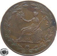 LaZooRo: Great Britain Brutus 1/2 Penny 1809/10 VF / XF - Commerce Extérieur, Essais, Contremarques Et Surfrappes