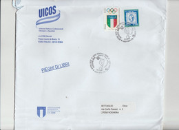 Italia Rep. 2020 - Busta UICOS X L'interno Affrancata Con 2 Stamps  E Due Olimpiadi Annulli Speciali - Verano 2020 : Tokio
