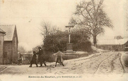 Hameau Du Hautier , Par Marines * Jour De Neige Hiver - Marines