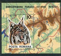 ROMANIA 1985 Retezat National Park Block MNH / **  .  Michel Block 218 - Nuevos