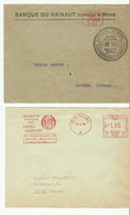 Lot De 2 Lettres Avec Affr. 1Fr50./E122 Et Fr.1 F1359 Obl. Resp. MONS 1937 1  Et GENVAL 1960 Vers Lucerne (CH) - 16288 - Sonstige & Ohne Zuordnung