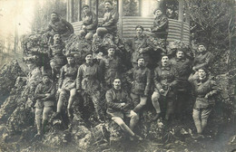RARE CARTE PHOTO - GROUPE DE MILITAIRES Du 505ème R.C.C.  REGIMENT DE CHARS DE COMBAT - Weltkrieg 1914-18