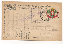 1918 CARTE DRAPEAUX POSTA MILITARE 111 /  ALBANIA A PARIS / CENSURE C1132 - Albanië