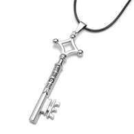 L'ATTACCO DEI GIGANTI COLLANA CHIAVE ARGENTO ATTACK ON TATAN Yūki Kaji  Shingeki No Kyojin  Hajime Isayama  ANIME MANGA - Collares/Cadenas