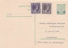 LUSSEMBURGO - CARTOLINA POSTALE RèPONSE - ANTWOR  -VIAGGIATA PER LUXEMBOURG - GRAN DUCATO DI LUSSEMBURGO - Lettres & Documents