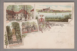 AK DE Schl.Hol. Ratzeburg 1897-06-08  Litho Gustav Kisow - Ratzeburg