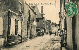 Brûlon * Rue Charles Barreau * Commerce Magasin PELLIER - Brulon