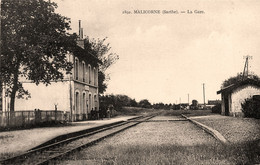 Malicorne * La Gare * Ligne Chemin De Fer De La Sarthe - Malícorne Sur Sarthe