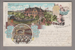 AK DE Sa Hüttenmühle B. Hohenstein 1903-07-18 Litho Friedr. Köhler - Hohenstein-Ernstthal