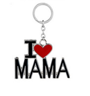 PORTACHIAVI AMO MAMMA REGALO FESTA DELLA MAMMA CUORE D'ARGENTO I LOVE MAMA  MATHER MAM - Sonstige & Ohne Zuordnung